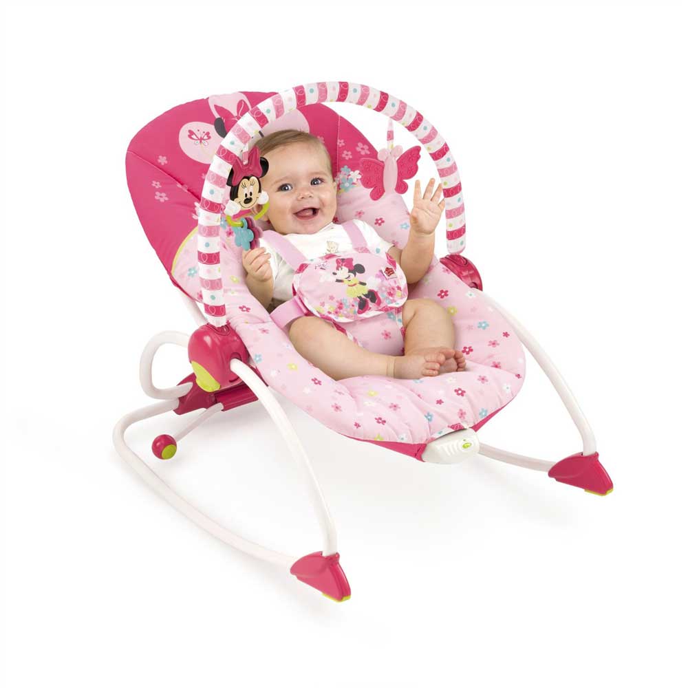 Disney Baby Ležaljka sa vibracijom za decu do 18kg Minnie Mouse - detalj