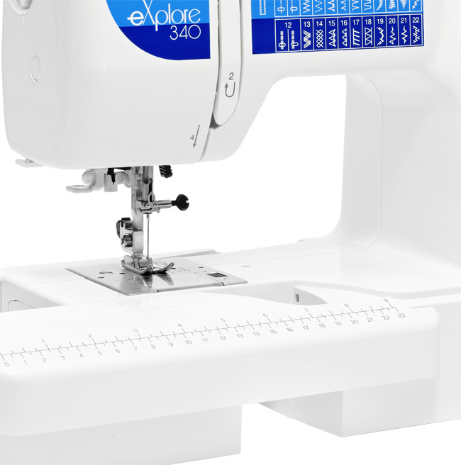 Mašina za šivenje Elna 340 eXplore - detalj