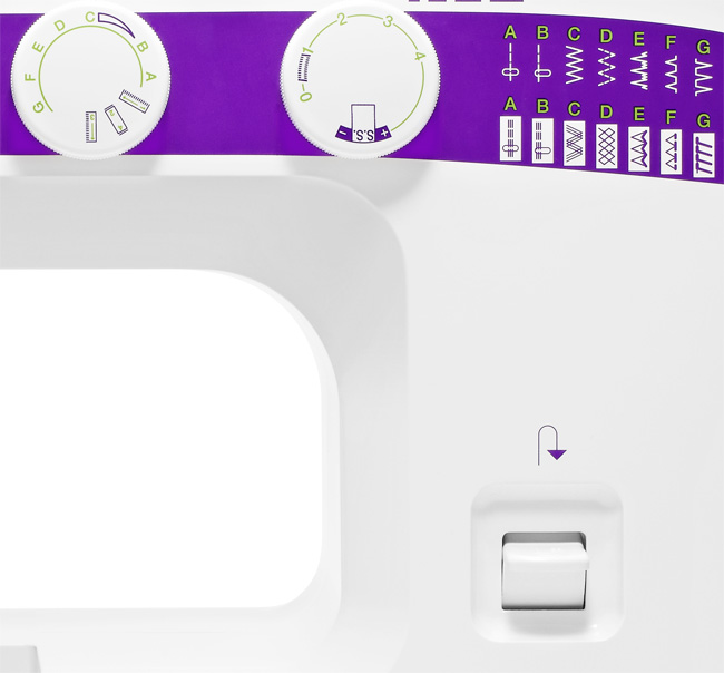 Mašina za šivenje Elna 120 - detalj