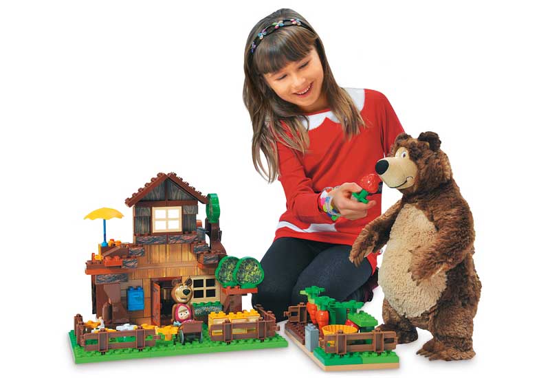 Play Big Kocke Maša i Medved - Mašin vrt SB57091 - detalj