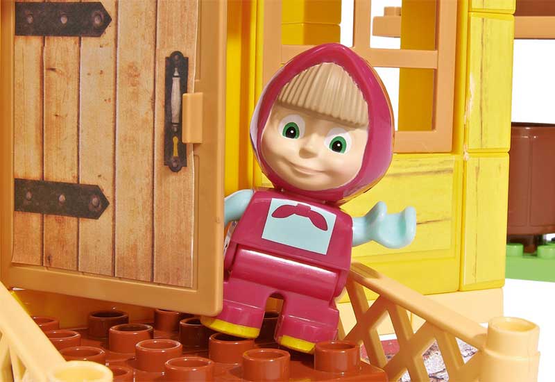 Play Big Kocke Maša i Medved - Mašina kuća SB57096 - detalj