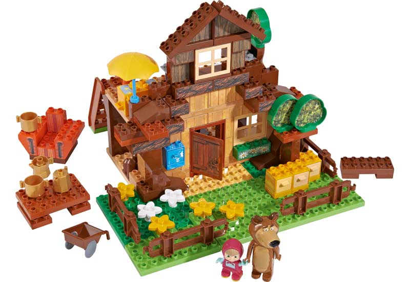 Play Big Kocke Maša i Medved - Medina kuća SB57098 - detalj