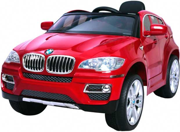 Automobil na akumulator BMW X6 plavi - detalj