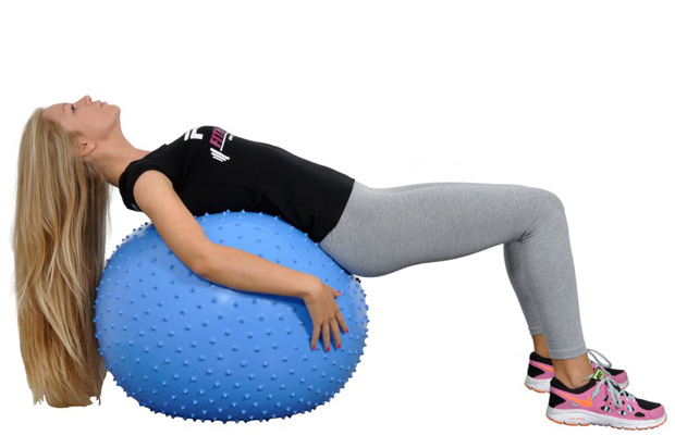 Pilates lopta Masažna 65 cm-RX PIL65M - detalj