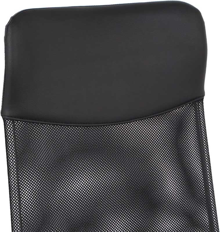 Radna kancelarijska fotelja sa hromiranim elementima Sigma EC13 - detalj