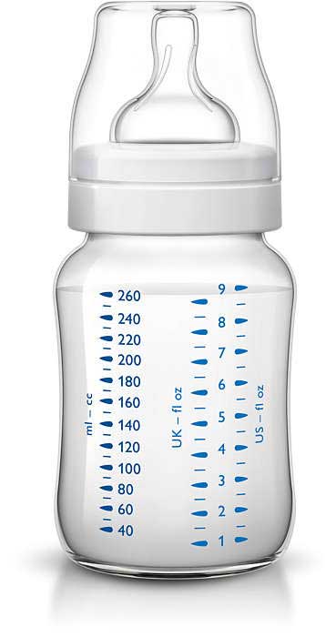 Avent Flašica za bebu Classic Plus 0m+ 260ml - detalj