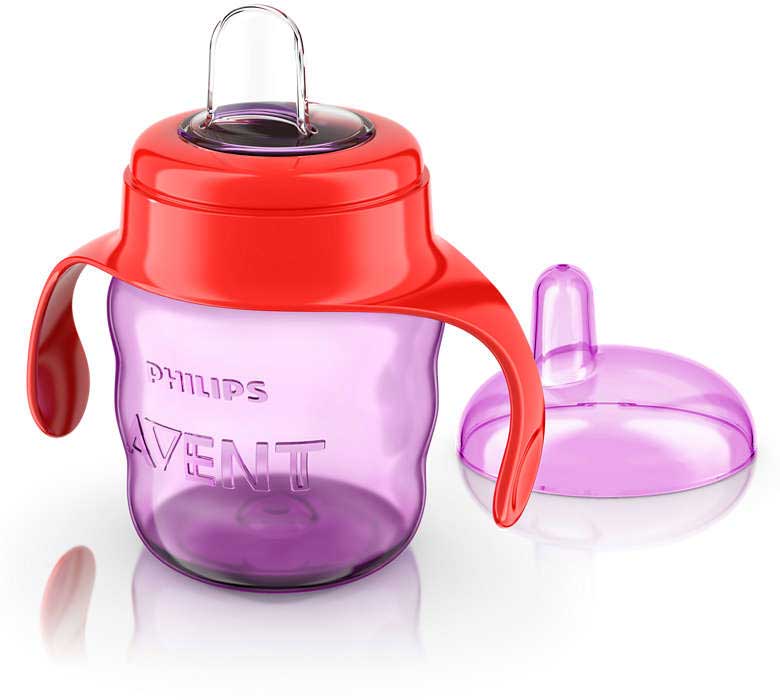 Avent Čaša za lako pijenje Spout Cup Easy, za devojčice 200ml 6m+ - detalj