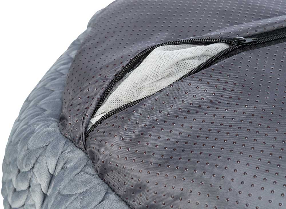 Okrugli krevet za male pse 50cm Livia grey Trixie 37306 - detalj