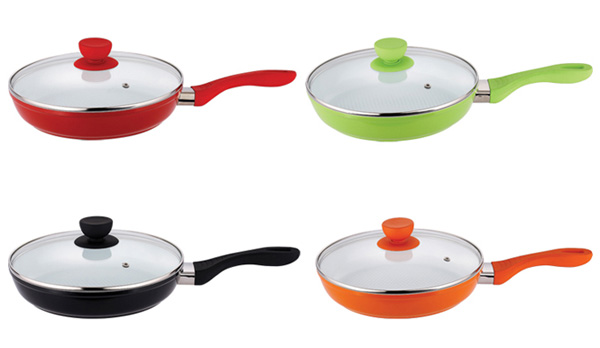 Bergner Keramički tiganj s poklopcem 20cm Colorant green BG-6625-G - detalj