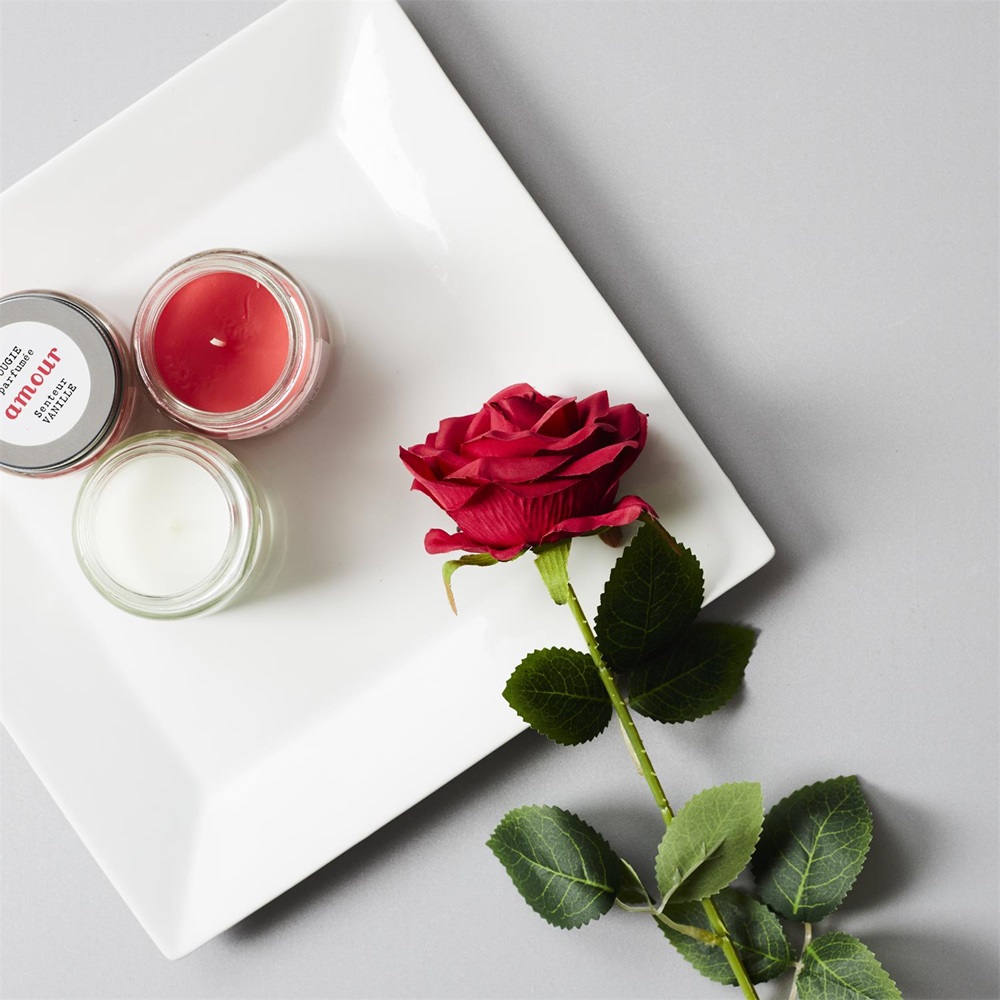 Veštačka ruža 30cm - detalj