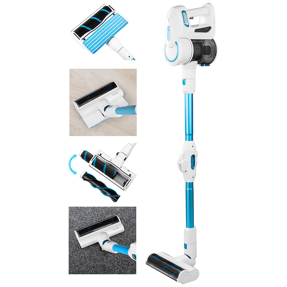 Ciklonski štapni usisivač sa HEPA filterom 2u1 ECG VT 5220 Flex Clean - detalj