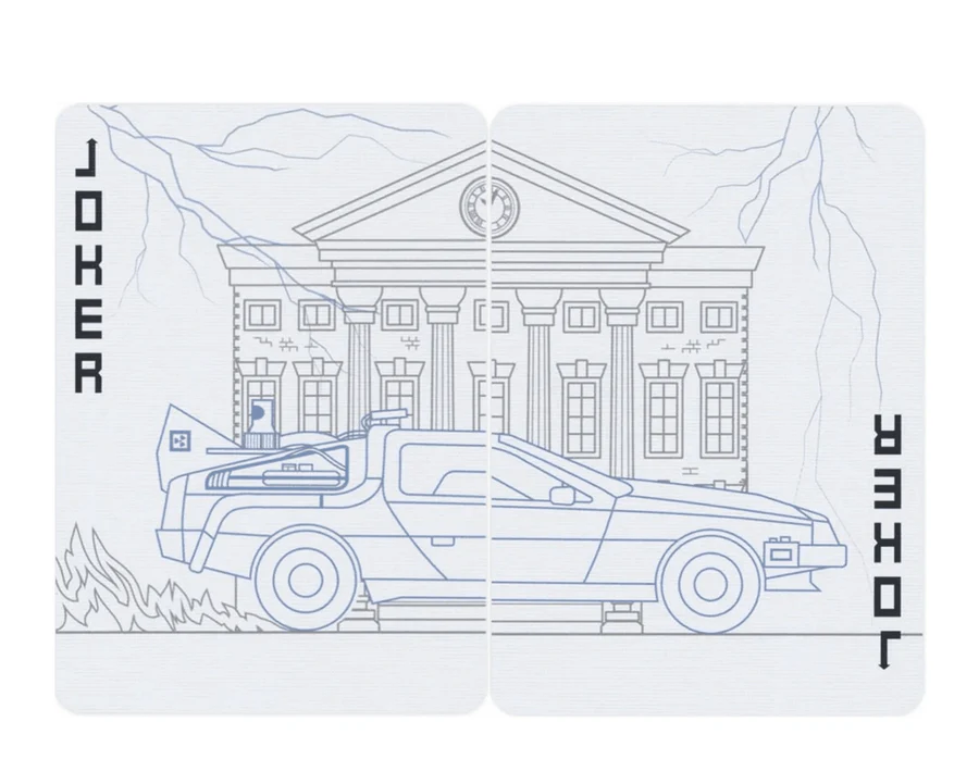 Špil karata Bicycle Back To The Future - detalj