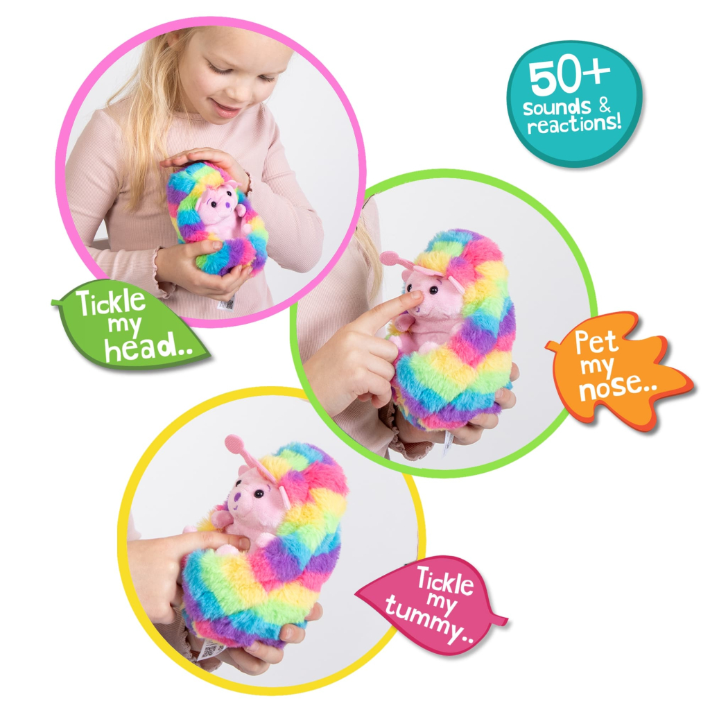 Curlimals Interaktivna plišana igračka Gusenica Coco - detalj