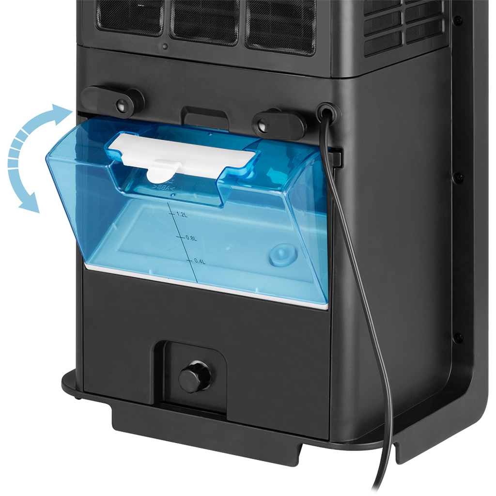 Ventilator sa generatorom magle ECG Mr.Fanboy - detalj