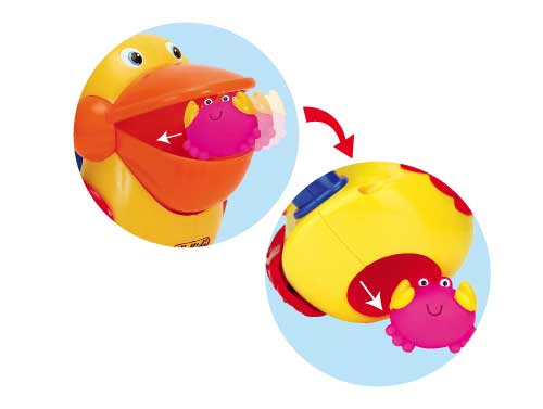 KsKids Gladni pelikan u kadi KA10422 - detalj