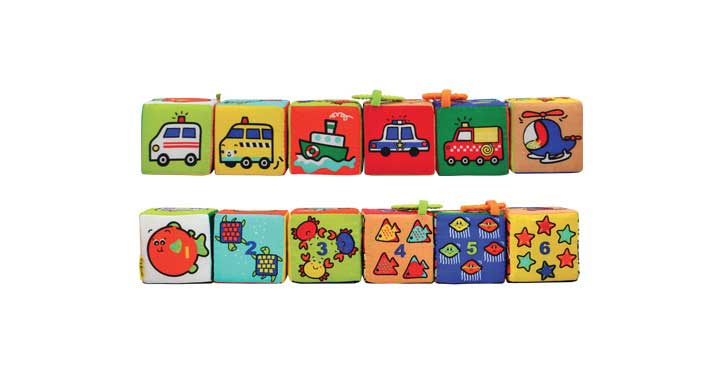 KsKids Zanimljive i mekane bebi kocke KA10622 - detalj