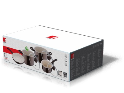 Bergner Set posuđa 7 delova Bellini BG-7000 - detalj