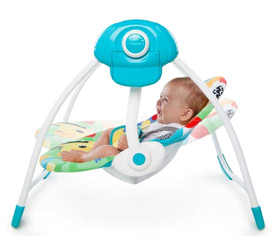 Bright Starts Ljuljaška za bebe Osmesi sa safarija - detalj