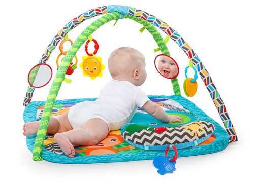 Bright Starts Aktiviti bebi gimnastika Smešni Safari - detalj