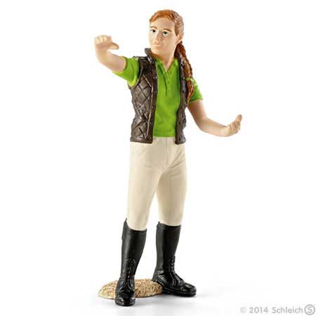 Schleich Domaće životinje - Kupanje konja - set sa konjem 42104 - detalj