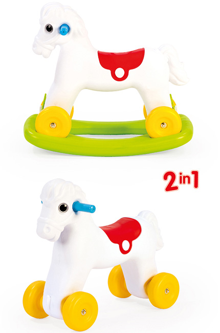 Konjić za ljuljanje ili guranje Dolu 2u1 070753 - detalj