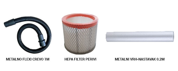 Usisivač za pepeo sa HEPA filterom Black and Decker BXVC20MDE - detalj