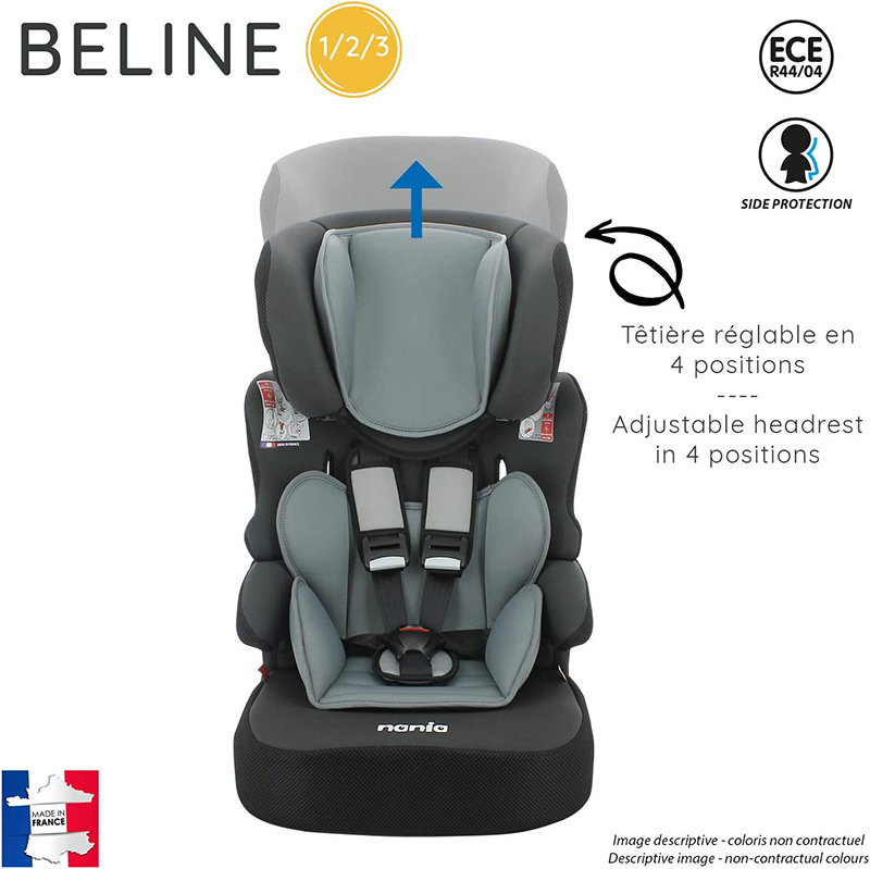 Nania Auto sedište za decu 9-36kg Beline Access grey C0070 - detalj