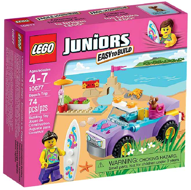 LEGO® Juniors kocke Savršen dan na plaži LE10677 - detalj