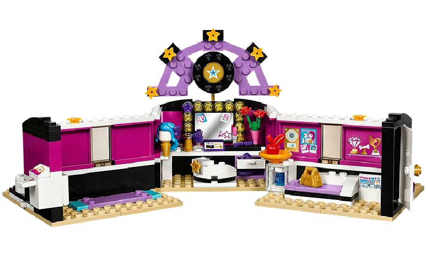 LEGO® FRIENDS kocke Ema - Garderoba pop zvezde LE41104 - detalj