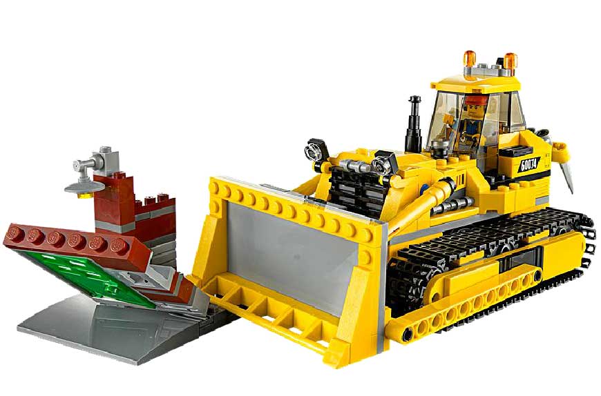 LEGO® City kocke Buldožer LE60074 - detalj