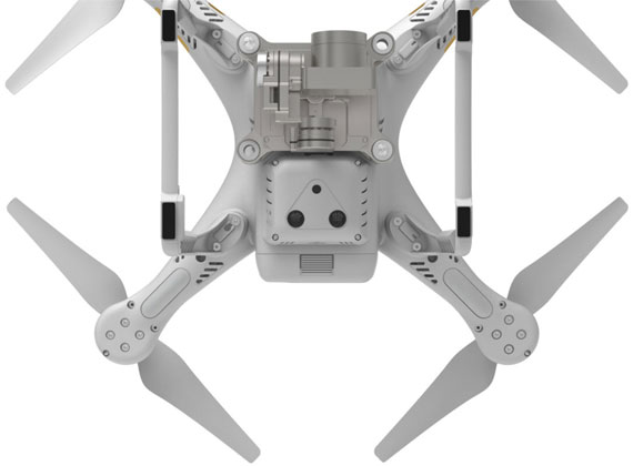 Quadcopter DJI Phantom 3 Professional sa dodatnom baterijom i rancem Dron sa kamerom 024454 - detalj