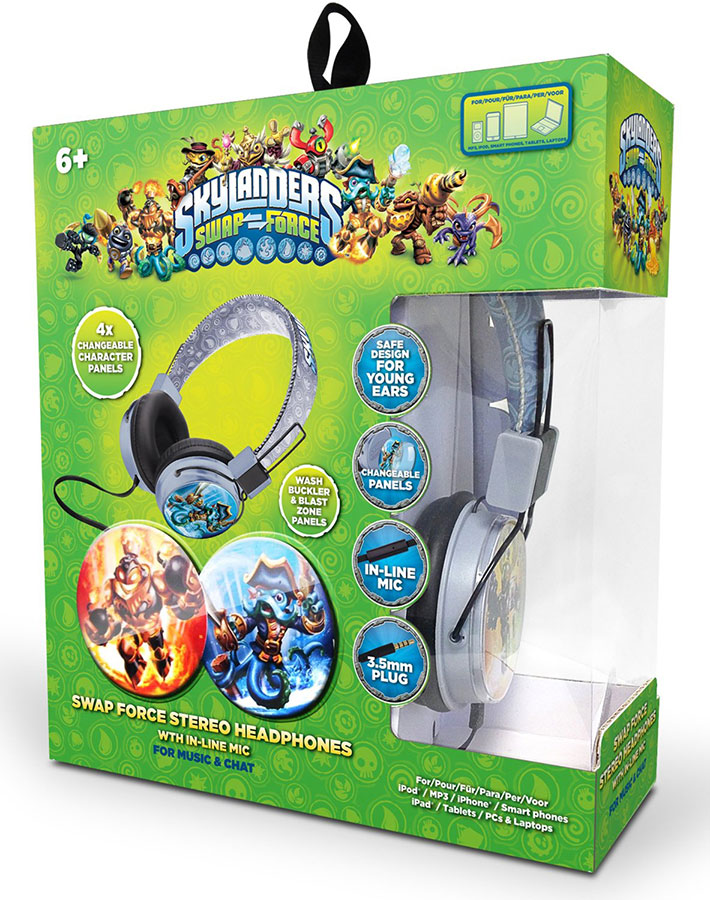 SkyLanders Slušalice Sa Mikrofonom Grey 52014 022669 - detalj