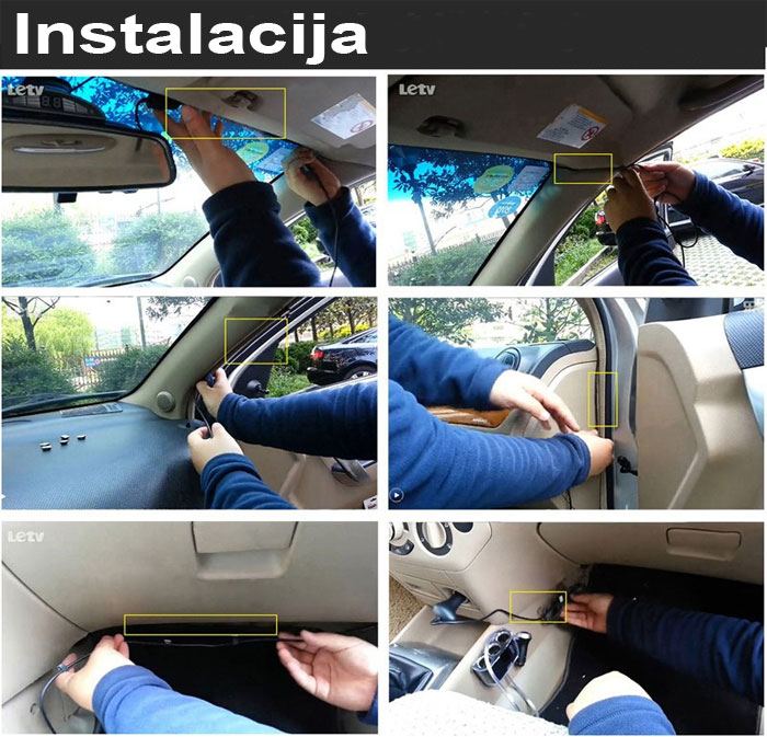 Akciona auto kamera sa senzorom pokreta Novatek 96620 - detalj