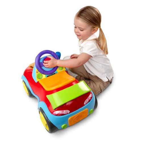 Bright Starts Dečja guralica Auto sa lopticama - detalj