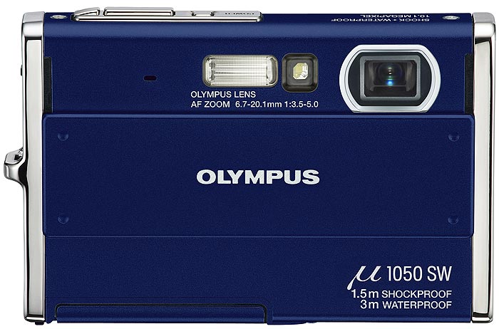 Olympus μ 1050 SW vodootporni digitalni fotoaparat Pacific Blue - detalj