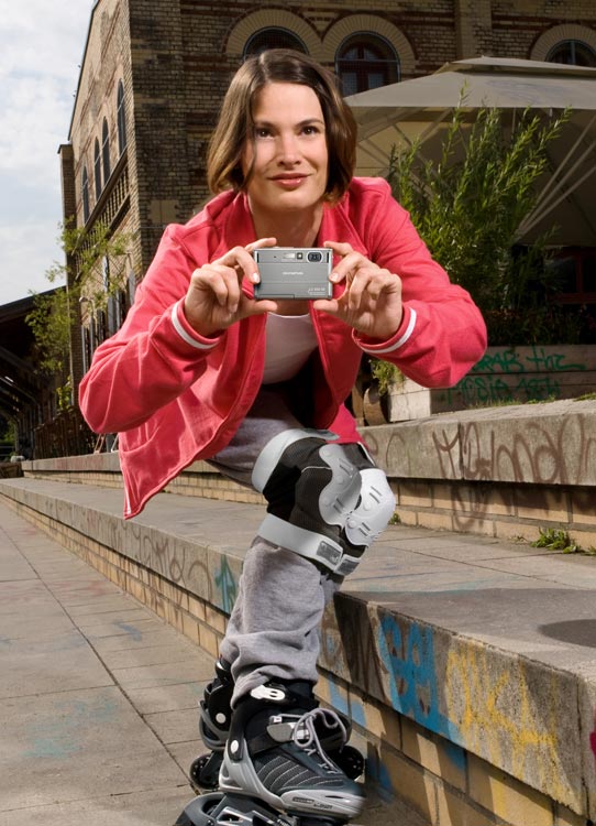 Olympus μ 1050 SW vodootporni digitalni fotoaparat Silver - detalj