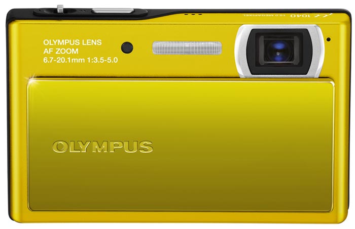 Olympus μ 1040 - digitalni fotoaparat - 10 MP Yellow - detalj