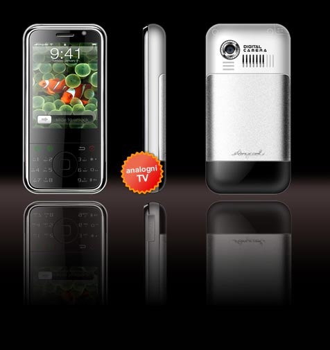 Mobilni telefon DualSIM Anycool i929 sa tv i fm prijemnikom - detalj