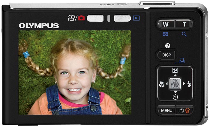 Olympus FE-360 - 3x optički zum, 8 MP - Black - detalj