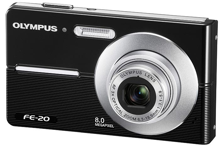 Olympus FE-20 - digitalni fotoaparat - 8 MP Black - detalj