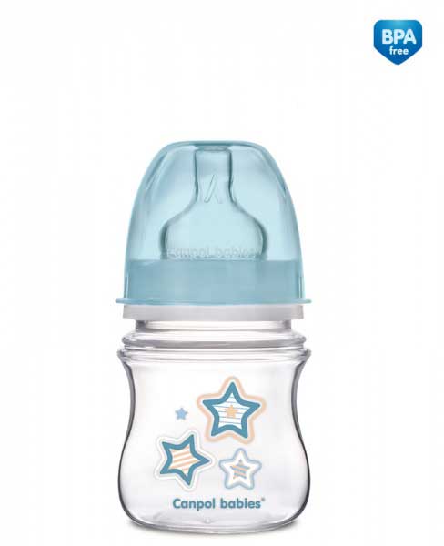 Canpol Flašica Easy Start Anti-colic 120ml roze/bela/plava 35/216 - detalj
