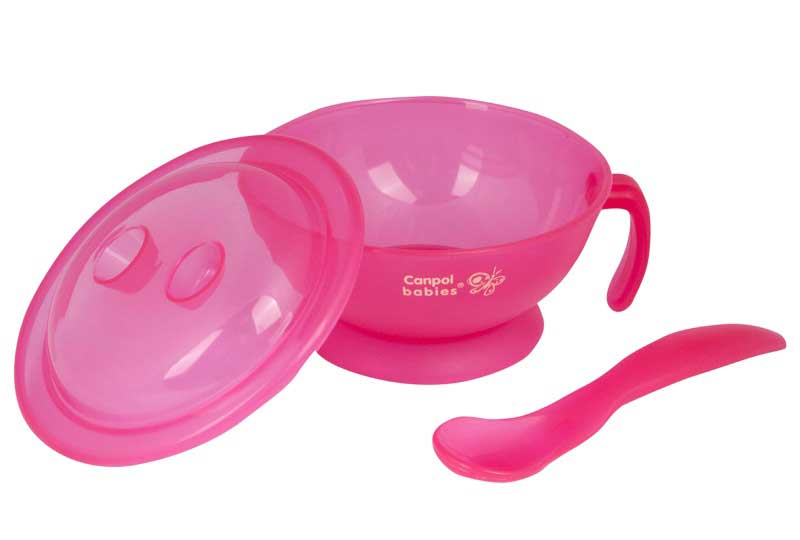Canpol Činija za bebe sa poklopcem i kašičicom 9/219 - detalj