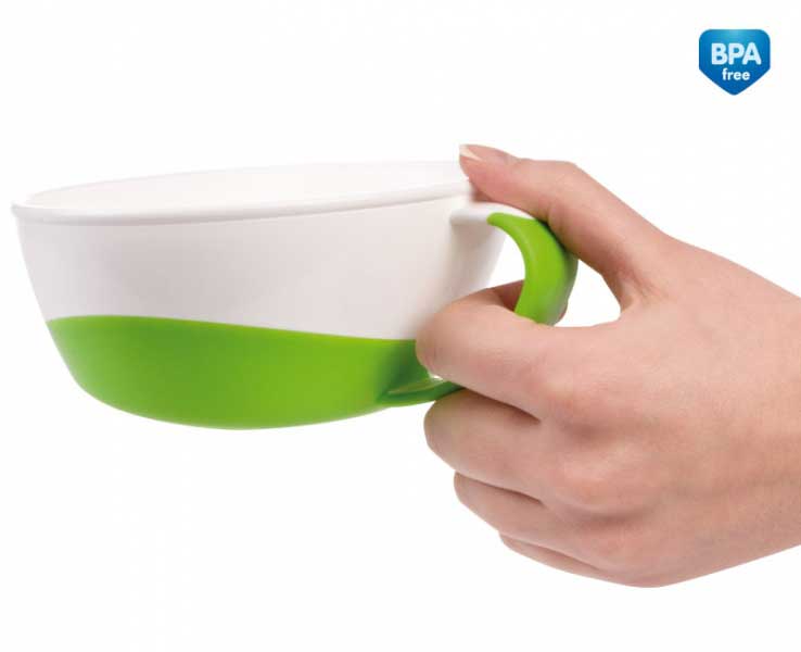 Canpol Činija 350ml za bebe sa poklopcem i kašikom 31/406 - detalj