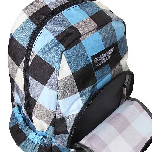 Target Club Ranac za školu Squares Blue 17207 - detalj