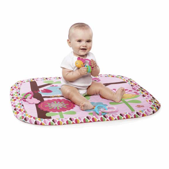 Bright Starts Aktiviti prostirka za bebe Charming Chirps - detalj