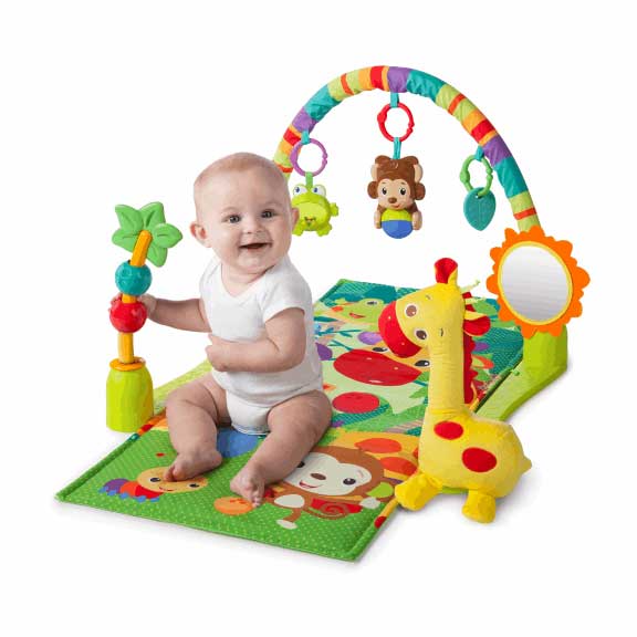 Bright Starts Aktiviti bebi gimnastika Istraživanje na safariju - detalj