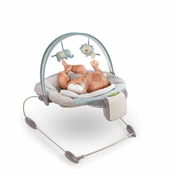 Ingenuity Pametna automatska bebi ležaljka - njihalica Cambridge - detalj