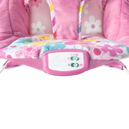 Bright Starts Ležaljka za bebu sa melodijama i vibracijom Butterfly Cutouts - detalj