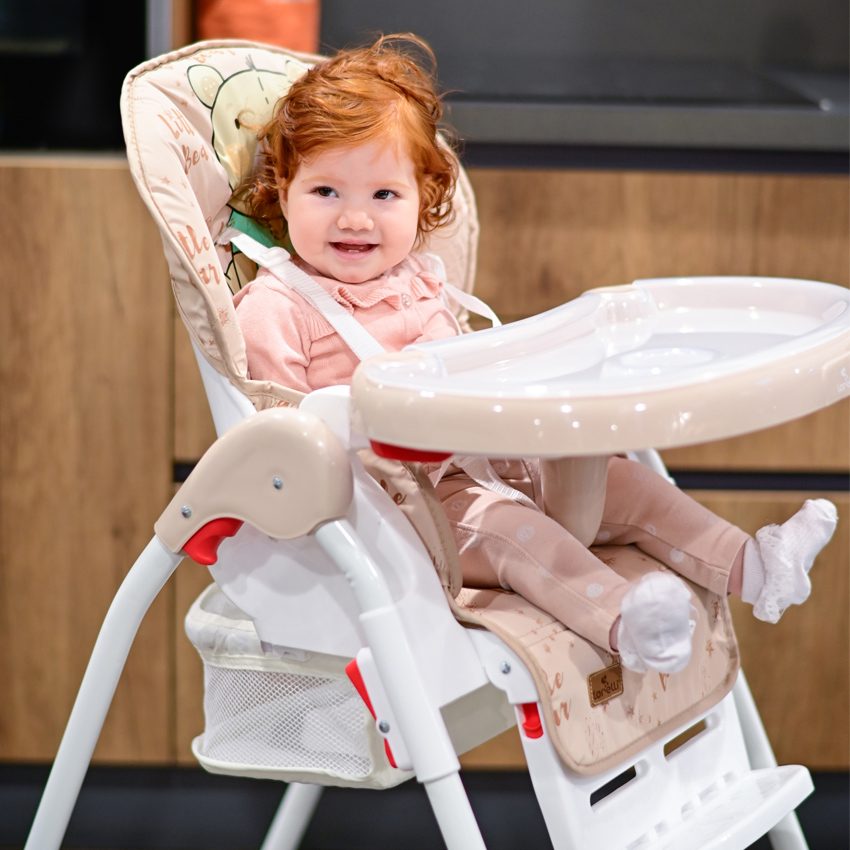 Lorelli Stolica hranilica za bebu Dulce White Africa 10100452318 - detalj