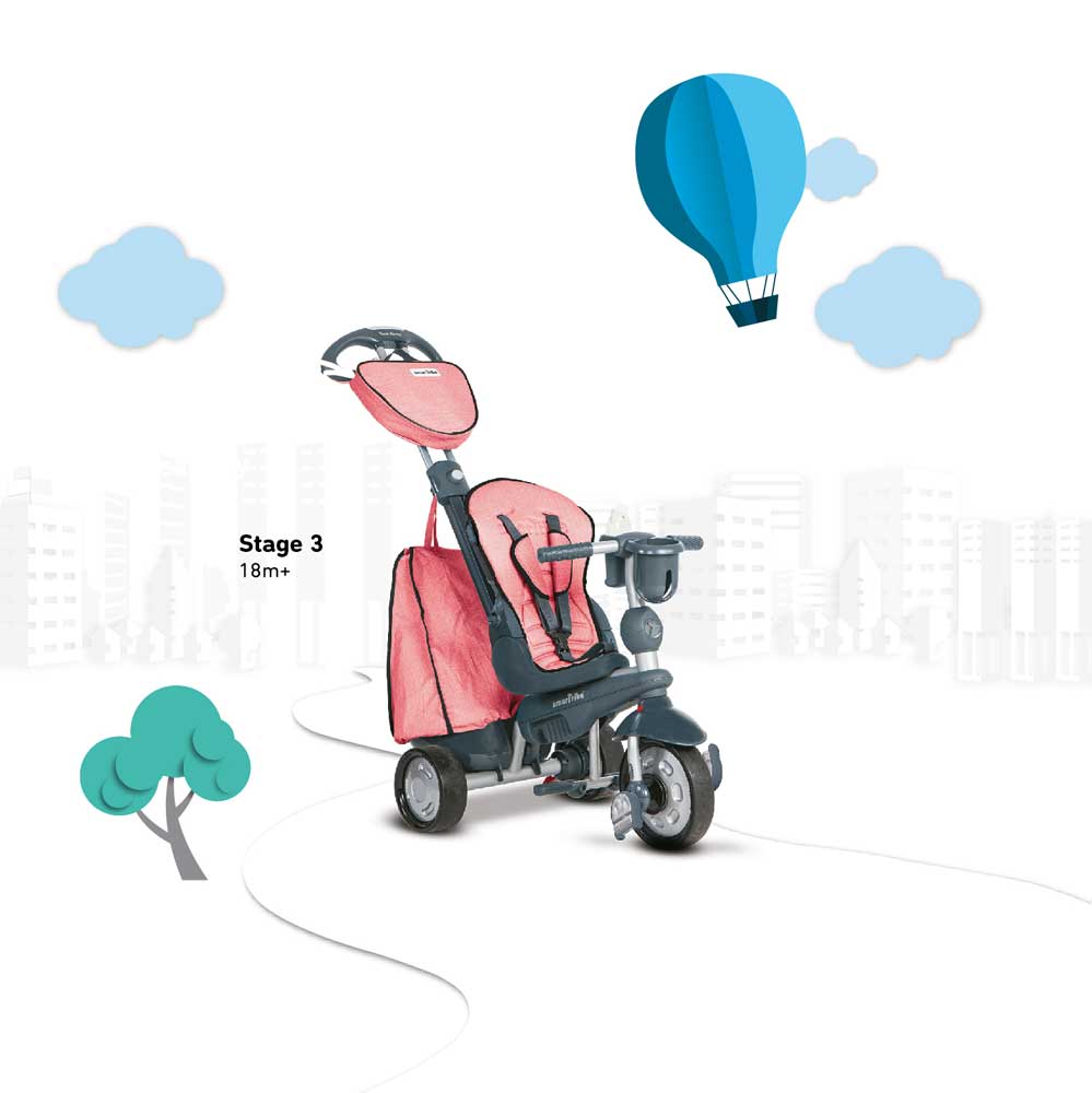 Smart Trike Tricikl za decu Explorer 5 u 1 Red - detalj